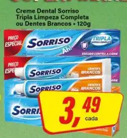 Rede Supermarket Creme Dental Sorriso oferta