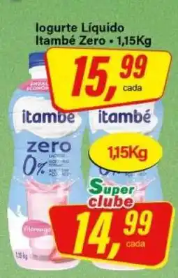 Rede Supermarket Iogurte Líquido Itambé Zero oferta