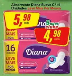 Rede Supermarket Absorvente Diana Suave C/ 16 Unidades oferta