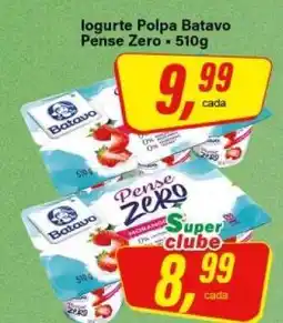 Rede Supermarket Iogurte Polpa Batavo Pense Zero - 510g oferta