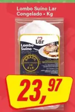 Rede Supermarket Lombo Suíno Lar Congelado oferta
