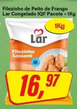 Rede Supermarket Filezinho de Peito de Frango Lar Congelado IQF Pacote oferta