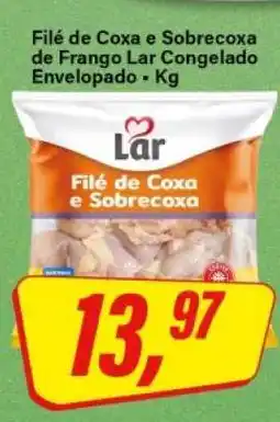 Rede Supermarket Filé de Coxa e Sobrecoxa de Frango Lar Congelado Envelopado oferta