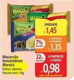 Atacadão Macarrão Instantâneo Maratá oferta