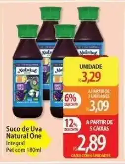 Atacadão Suco de Uva Natural One oferta