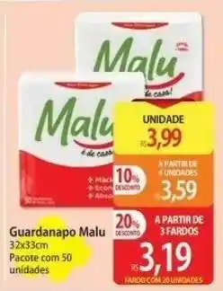 Atacadão Guardanapo Malu oferta