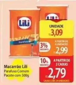 Atacadão Macarrão Lili oferta