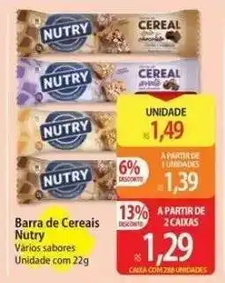 Atacadão Barra de Cereais Nutry oferta
