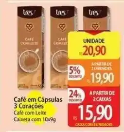 Atacadão Café em Cápsulas 3 Corações oferta