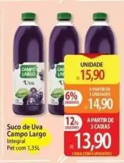 Atacadão Suco de Uva Campo Largo oferta