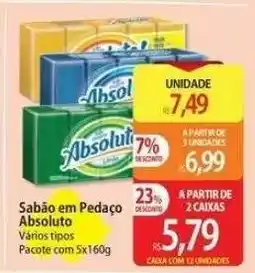 Atacadão Sabão em Pedaço Absoluto oferta
