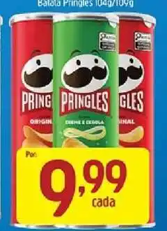 Supermercados Guanabara Batata Pringles oferta