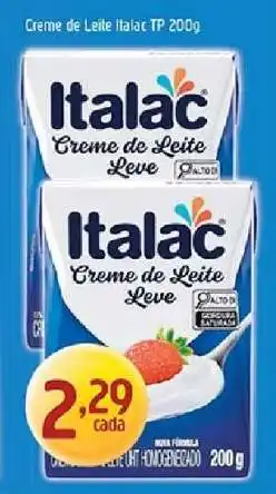 Supermercados Guanabara Creme de Leite Italac TP 200g oferta