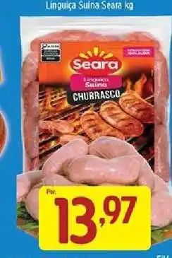 Supermercados Guanabara Linguiça Suína Seara Kg oferta