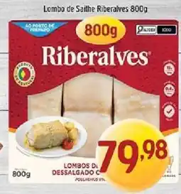 Supermercados Guanabara Lombo de Saithe Riberalves 800g oferta