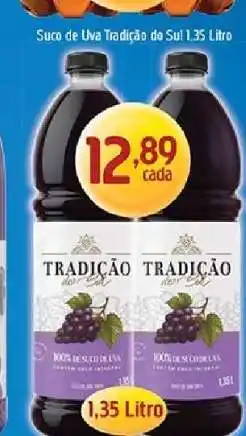 Supermercados Guanabara Suco de Uva Tradição do Sul 1,35 Litro oferta