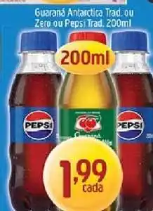 Supermercados Guanabara Guaraná Antarctica Trad. ou Zero ou Pepsi Trad oferta