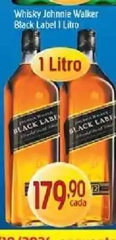 Supermercados Guanabara Whisky Johnnie Walker Black Label 1 Litro oferta