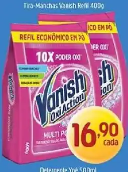 Supermercados Guanabara Tira-Manchas Vanish Refil 400g oferta