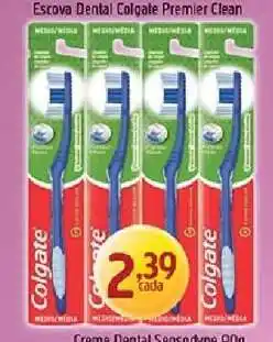 Supermercados Guanabara Escova Dental Colgate Premier Clean oferta