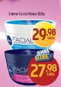 Supermercados Guanabara Creme facial Nivea 100g oferta