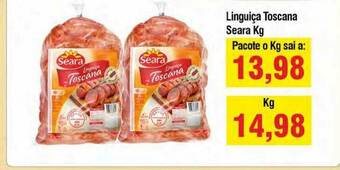 Spani Atacadista Linguiça Toscana Seara Kg oferta