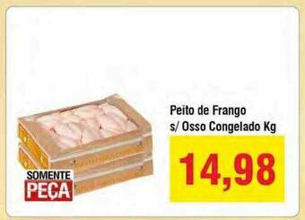 Spani Atacadista Peito De Frango S- Osso Congelado Kg oferta