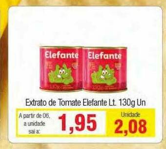 Spani Atacadista Extrato De Tomate Elefante Lt oferta