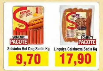 Spani Atacadista Salsicha Hot Dog Sadia Kg Linguiça Calabresa Sadia Kg oferta