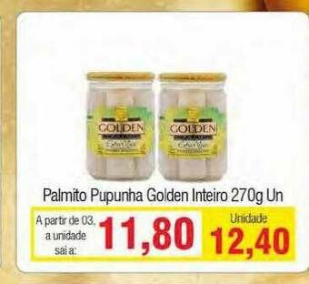 Palmito Pupunha Golden Inteiro