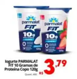 Althoff Supermercados logurte parmalat fit 10 gramas de proteína copo 120g oferta