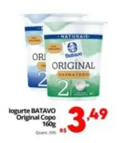 Althoff Supermercados Iogurte batavo original copo oferta