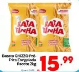 Althoff Supermercados Batata ghizzo pré-frita congelada oferta