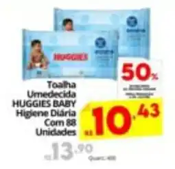 Althoff Supermercados Toalha Umedecida Huggies Baby Higiene Diária oferta