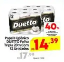 Althoff Supermercados Papel Higiênico Duetto Folha oferta