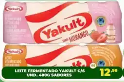 Supermercado Padrão Leite fermentado yakult c/6 und. 480g sabores oferta