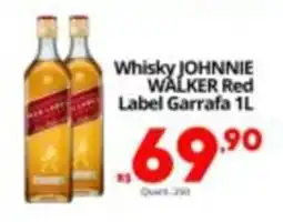 Althoff Supermercados Whisky johnnie walker red label garrafa oferta