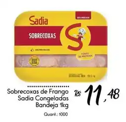 Giassi Supermercados Sobrecostas de frango sadia congeladas oferta