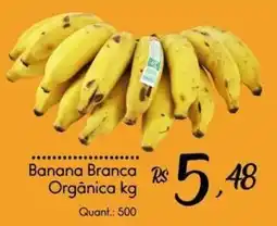 Giassi Supermercados Banana branca orgânica kg oferta