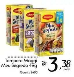 Giassi Supermercados Tempero maggi meu segredo oferta
