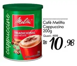 Giassi Supermercados Café Melitta Cappuccino oferta