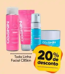 Giassi Supermercados Toda Linha Facial Cbskin oferta