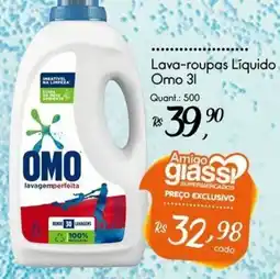 Giassi Supermercados Lava-roupas Líquido Omo 3l oferta