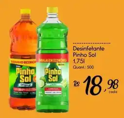Giassi Supermercados Desinfetante Pinho Sol oferta