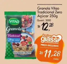 Giassi Supermercados Granola vitao tradicional zero açúcar oferta