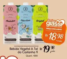 Giassi Supermercados Bebida Vegetal A Tal da Castanha oferta