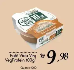 Giassi Supermercados Patê vida veg vegprotein 100g* oferta