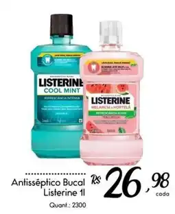 Giassi Supermercados Antisséptico Bucal Listerine 1l oferta