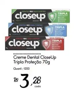 Giassi Supermercados Creme Dental CloseUp Tripla Proteção oferta