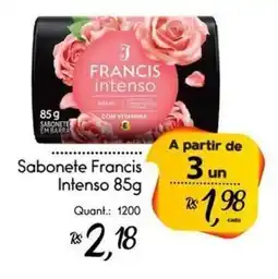 Giassi Supermercados Sabonete francis intenso oferta